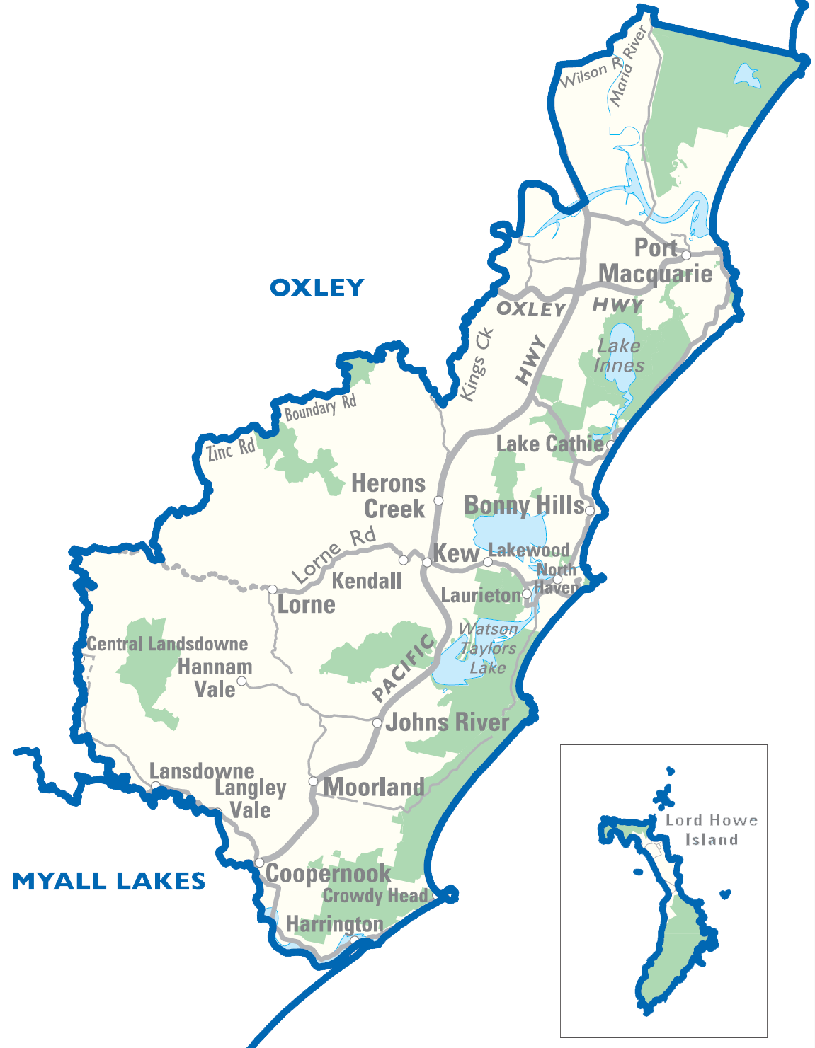 Port Macquarie Electorate Map