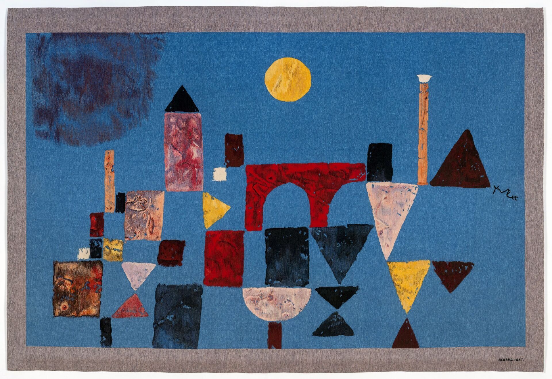 Lucio Fontana, Paul Klee: Ugo Scassa's tapestries and his passion for Contemporary Art