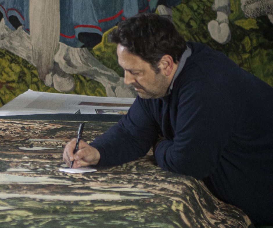 Massimo Bilotta of Arazzeria Scassa and contemporary art