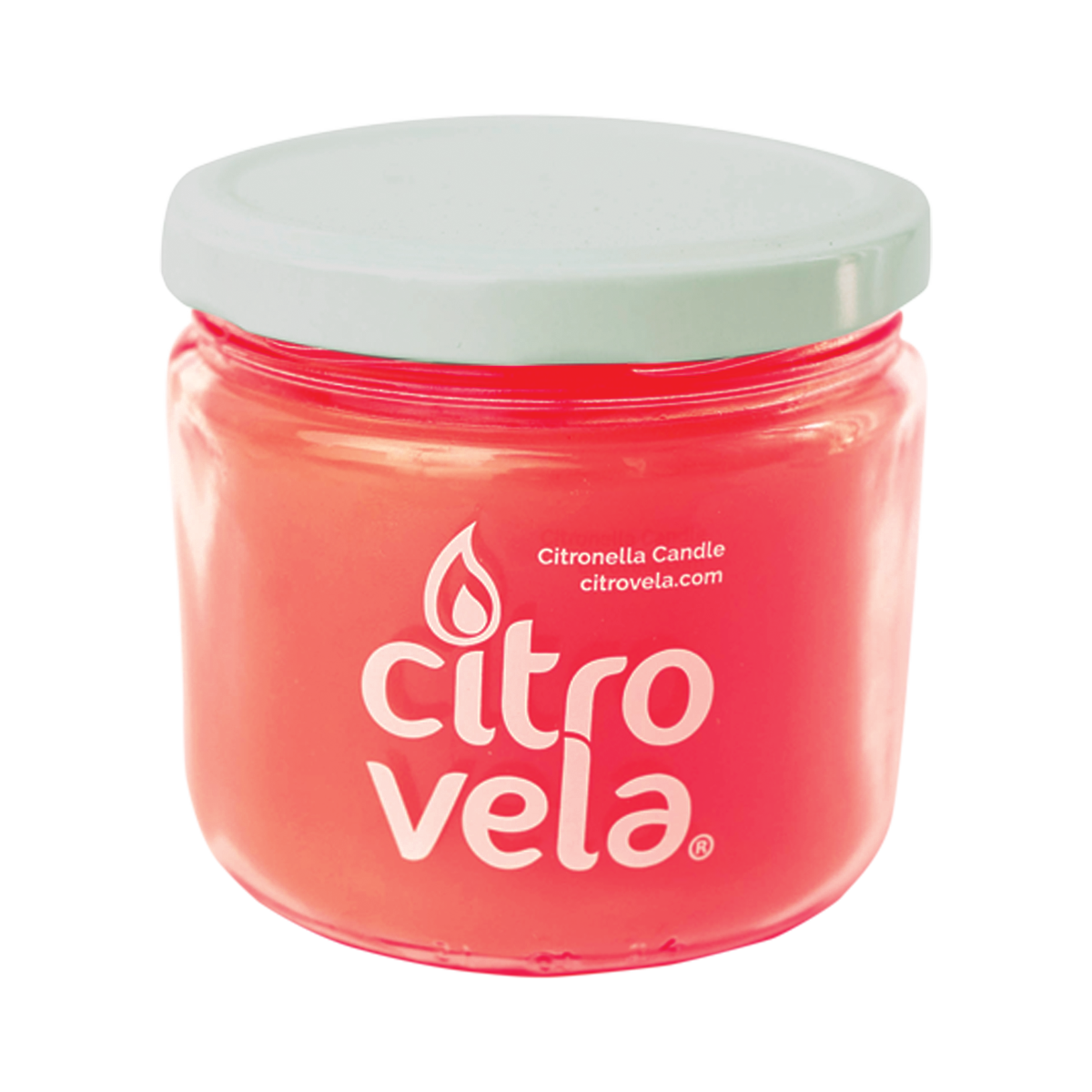 Vela de citronela con esencia de manzana canela