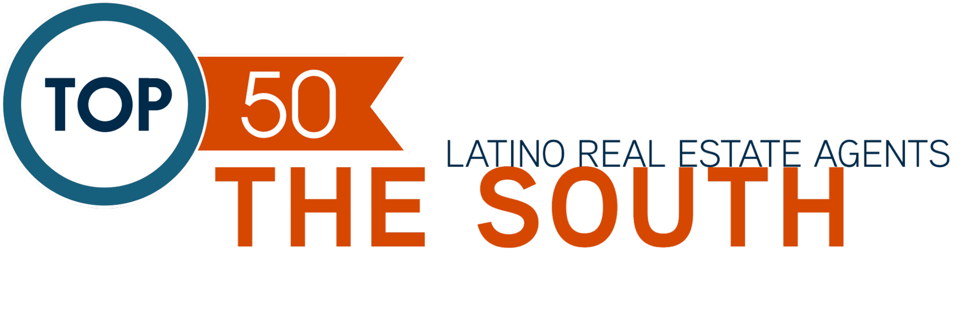 Top 50 latino real estate agents logo