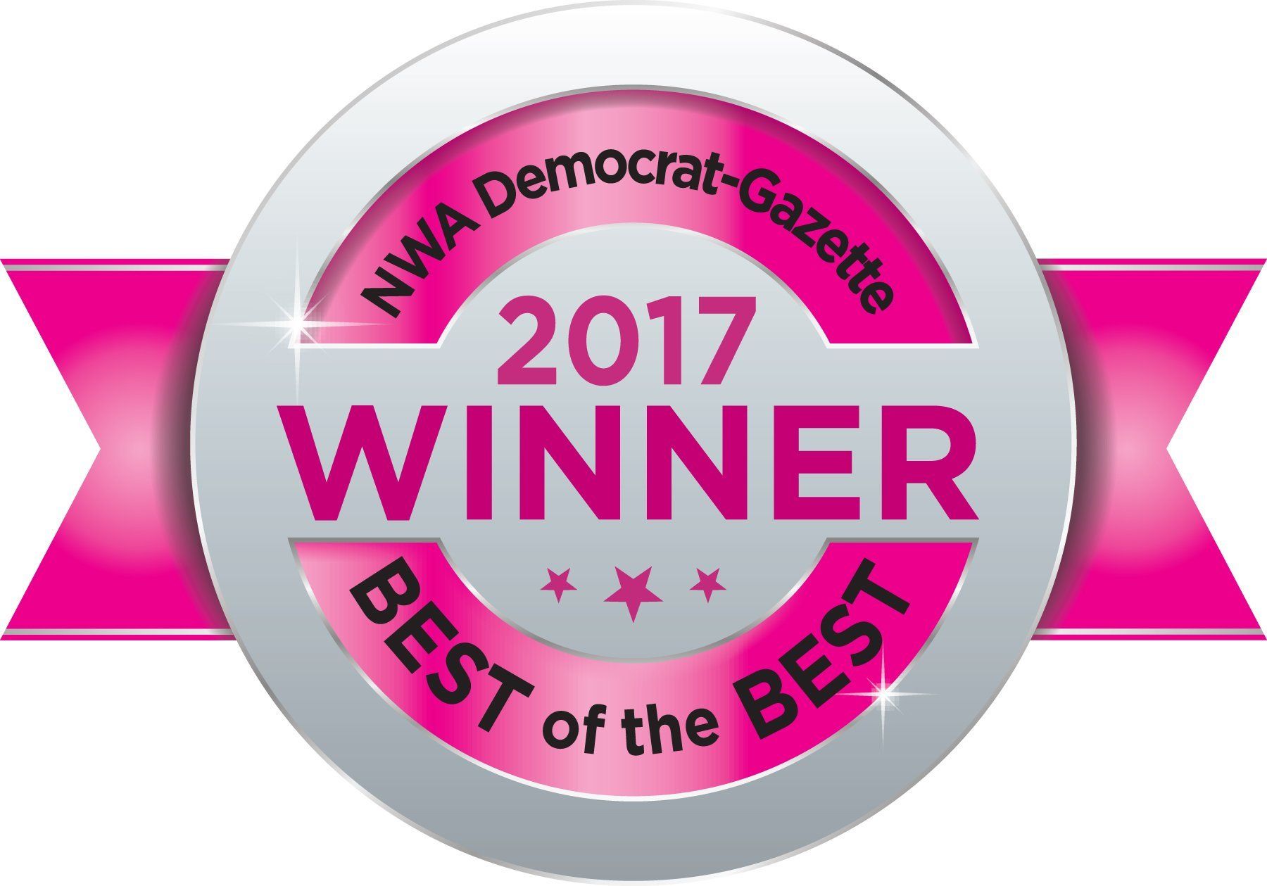 2017 winner for NWA democrat-gazette best of the best award