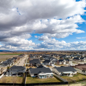 Kuna Idaho residential area and small-town community
