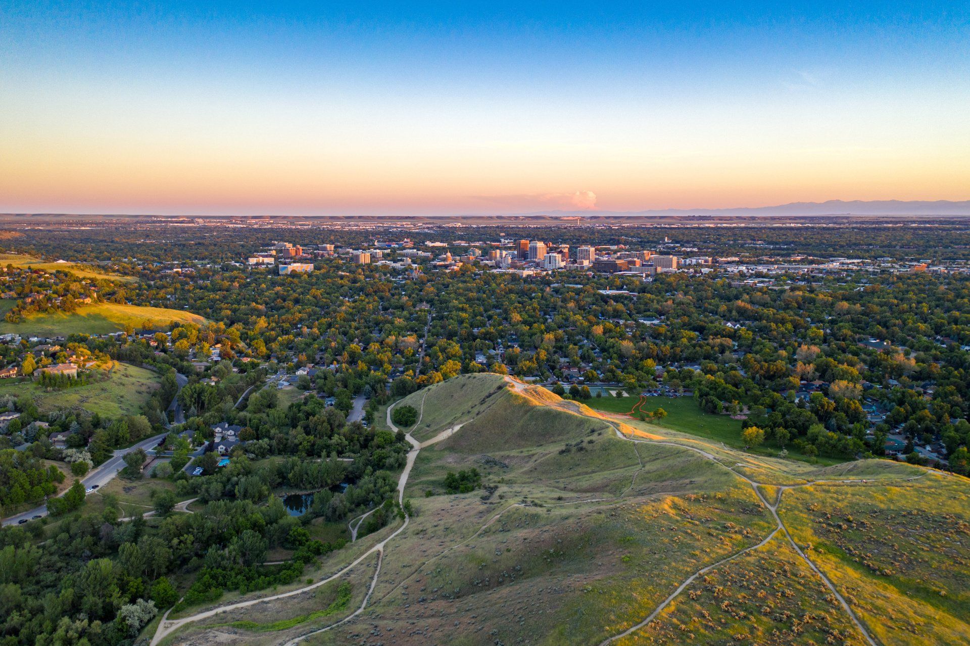 Boise foothills, Boise neighborhoods, View of City of Boise, Where's the best place to live in Boise
