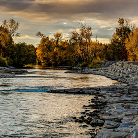 Garden City Idaho riverfront and mixed-use neighborhood