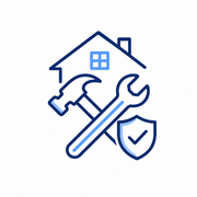 Rental property repairs and maintenance tools icon