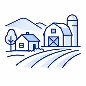 Kuna Idaho residential area and small-town community