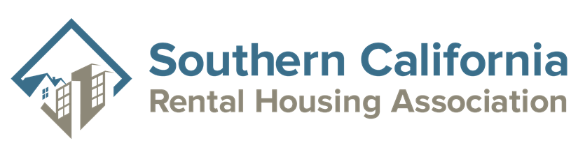 SCRHA Logo. Southern California Rental Housing Association Logo.