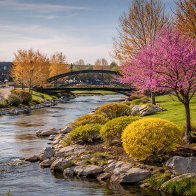 Caldwell Idaho downtown and nearby residential neighborhoods