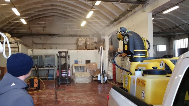 disinfezione di azienda