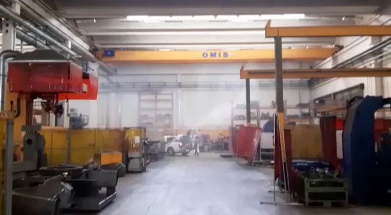 atomizzazione di nebbia fine per la sanificazione da COVID-19