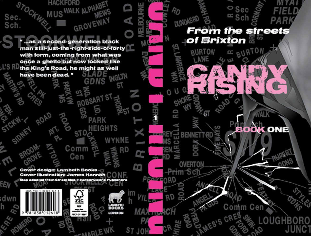 Lambeth Book's 'Candy Rising, Book One' title logo