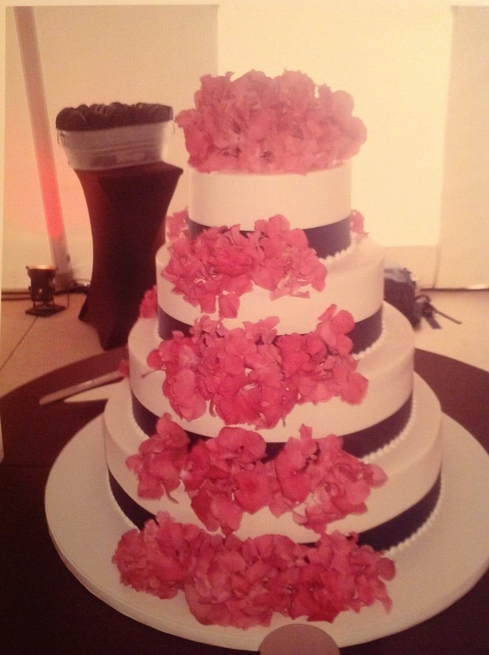 Cake with Flower Petals
