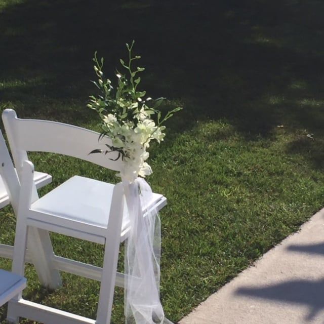 Flowers on Chair