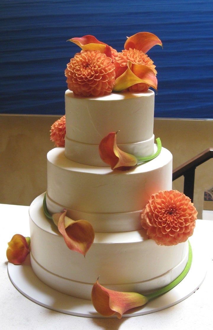 Orange Flower Cake