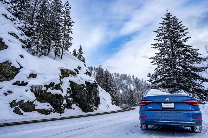 best winter tires testing in the mountains of the state of washington