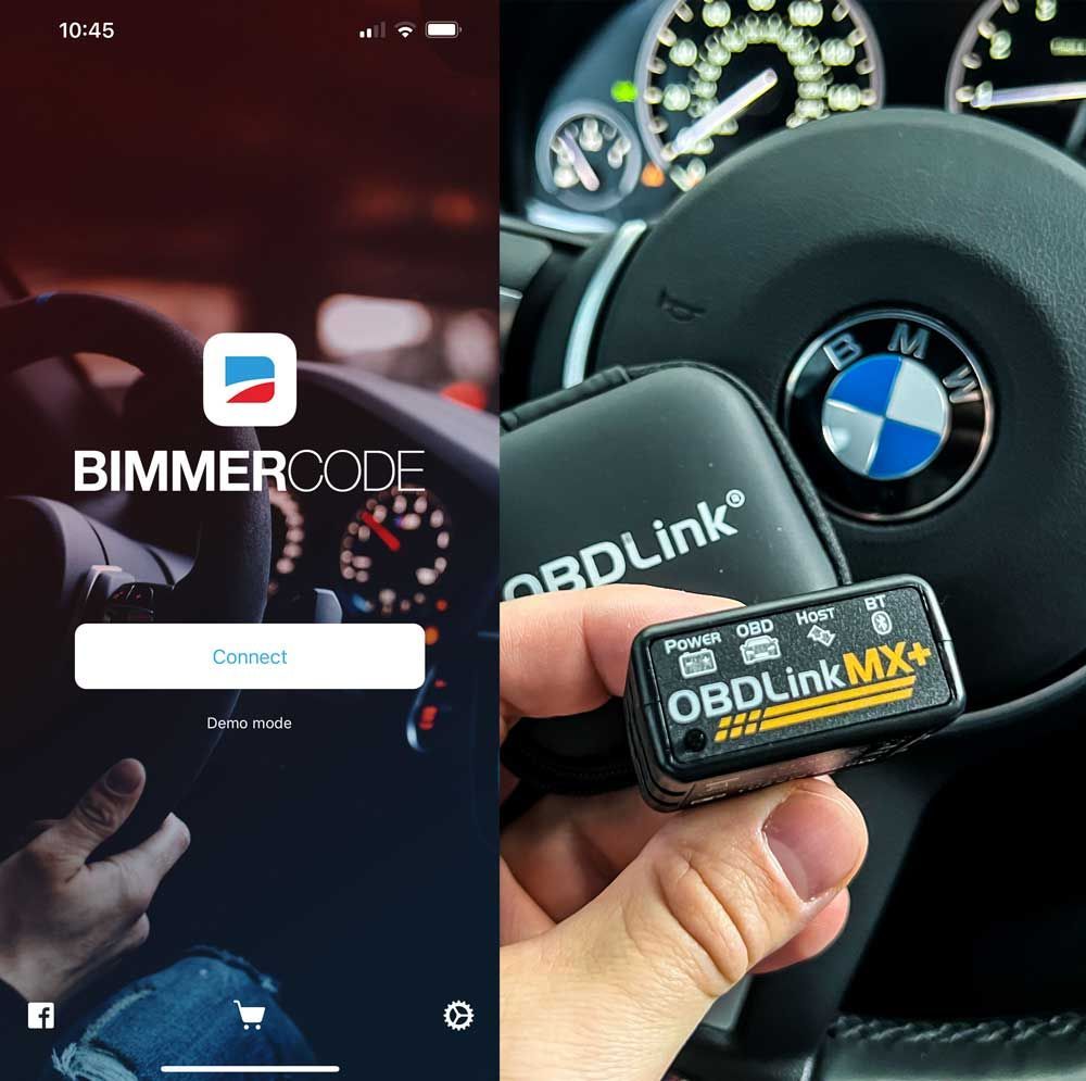 bimmercode bmw coding tool tested with OBDLink MX+ Bluetooth Scanner