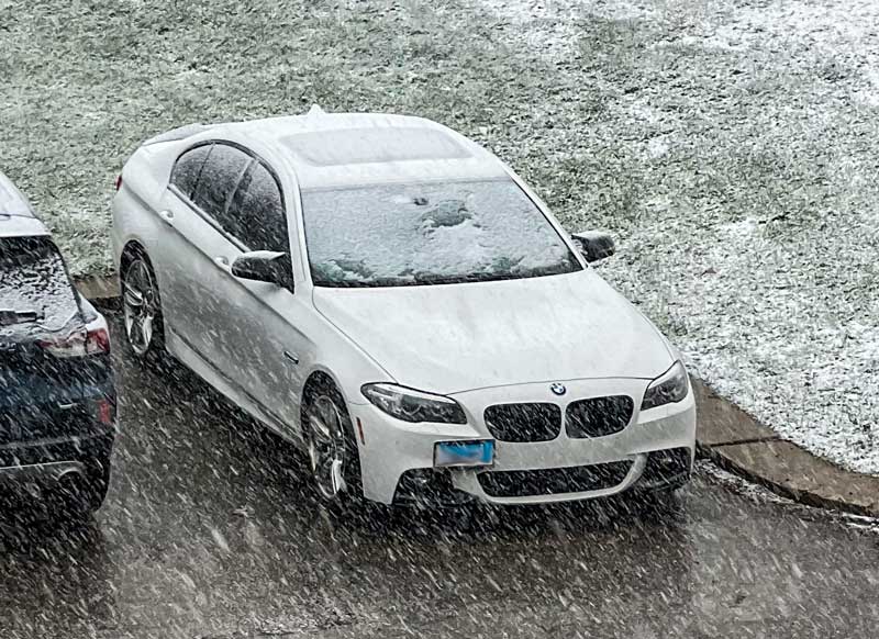 michelin crossclimate2 tires on bmw 535 light snow testing