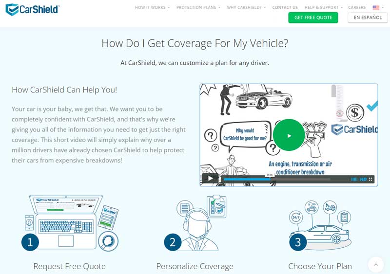 carshield warranty review home page