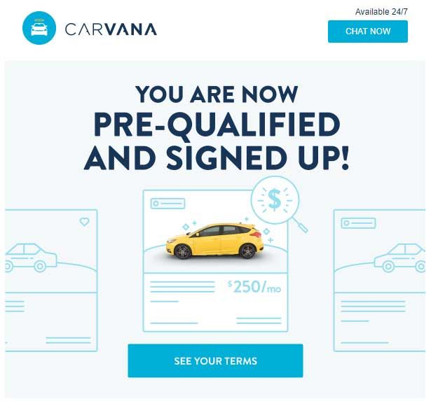 my personal experience with carvana car sales auto financing