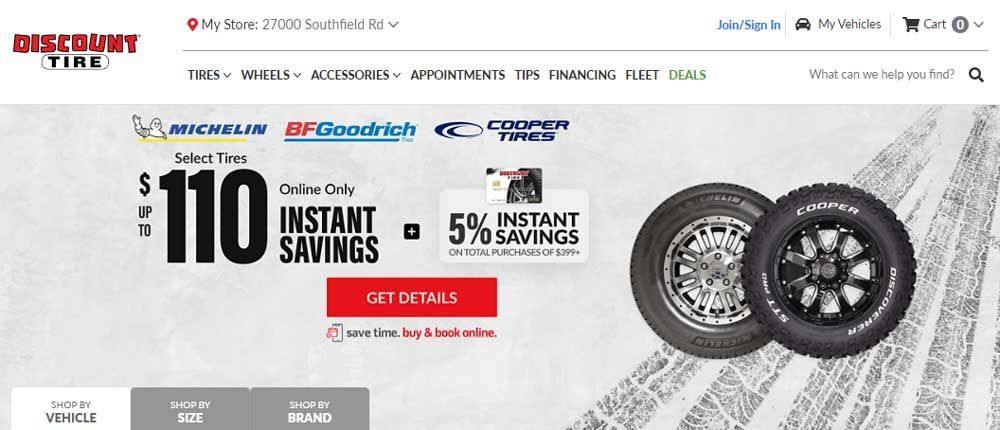 discount tire online tire buying