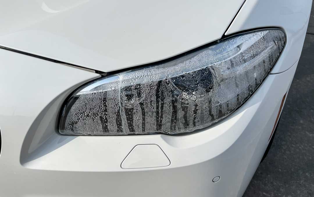 2015 F10 BMW 535i xDrive Headlight Water Damage