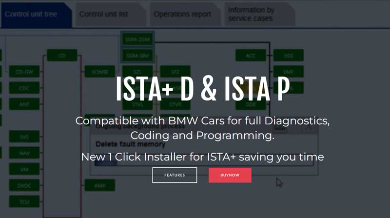 ista+ software for BMW programming and coding