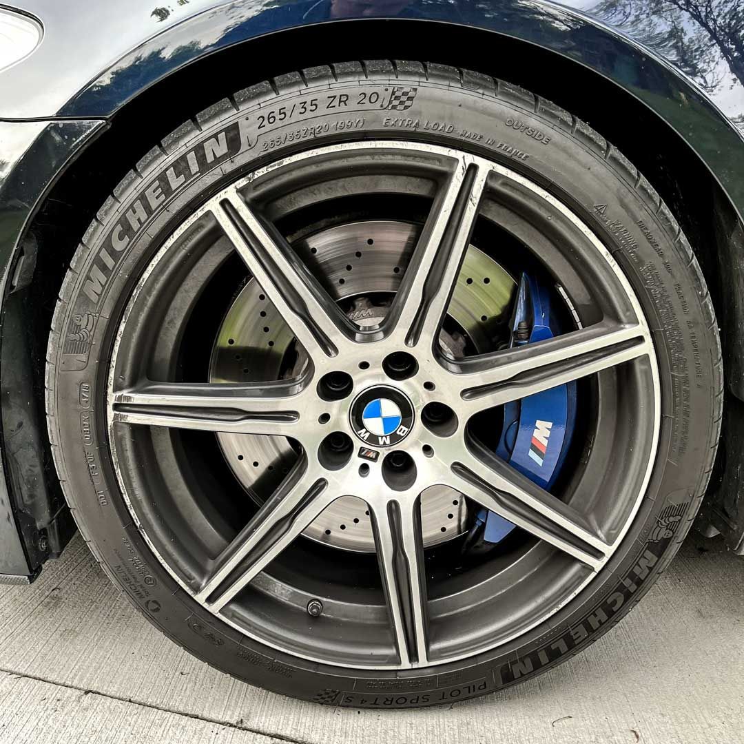 Michelin Pilot 4s Review - Pilot 4s tire on F10 BMW M5