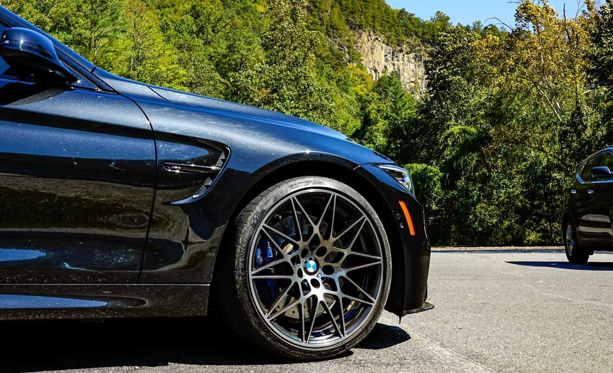 Michelin Pilot Super Sport tires being tested at the Tail of the Dragon