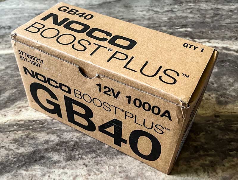 noco boost plus gb40 in the box