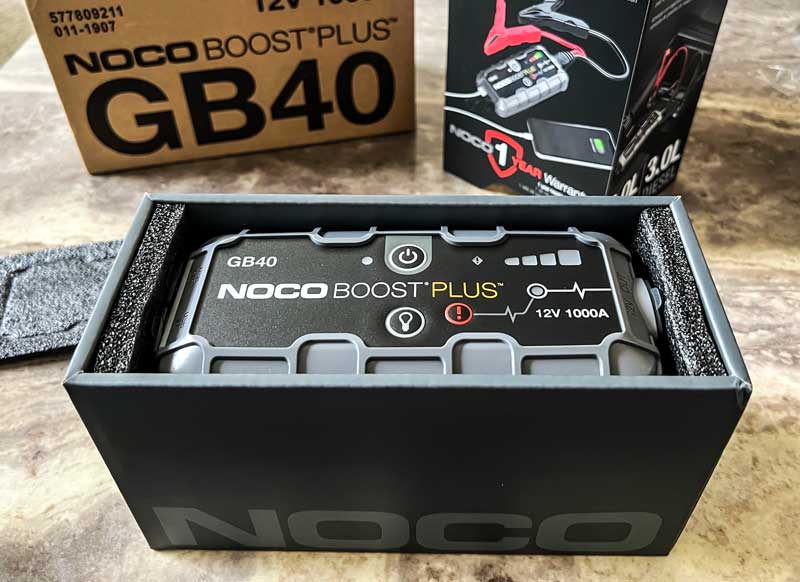 noco boost plus gb40 in the box