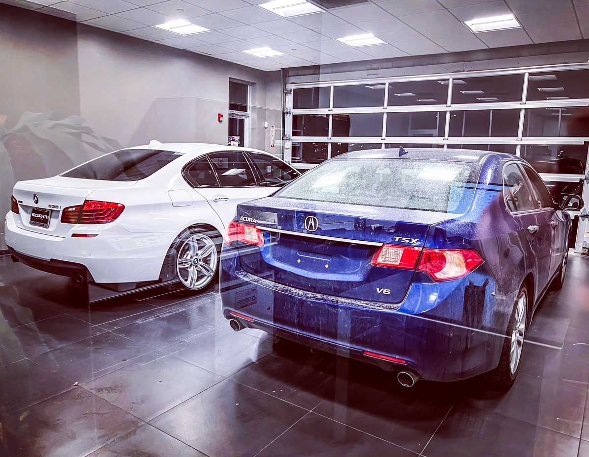 trading in Acura TSX for BMW 535i xdrive at Westmont Acura dealership