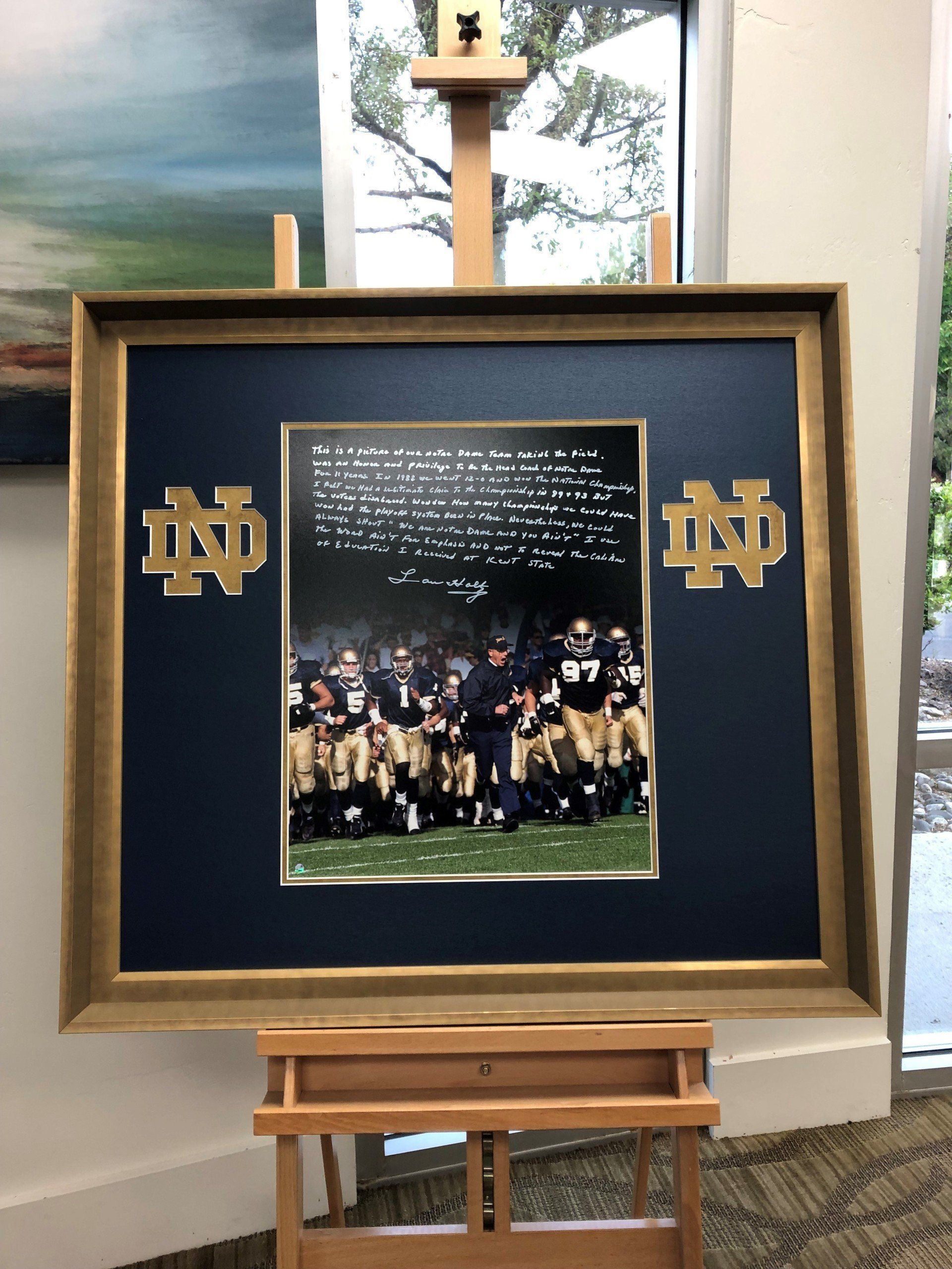 Stitchery — Framed Image of Football Team in Reno, NV