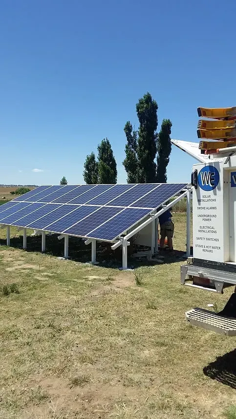 Solar panel installation