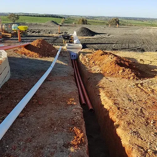 Underground electrical work