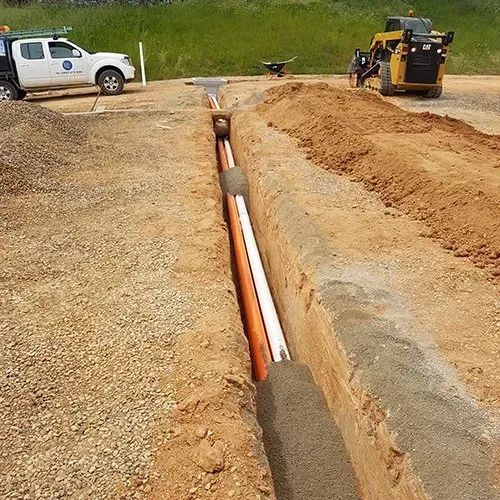 Underground electrical work