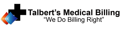 The logo for talbert 's medical billing says we do billing right