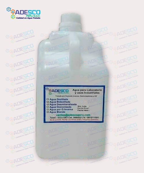 Agua Destilada Desionizada