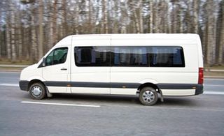 van for airport transfer