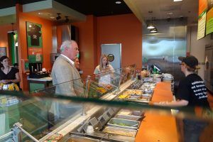MayorDunafon learns about Smart Meals Mayor Dunafon