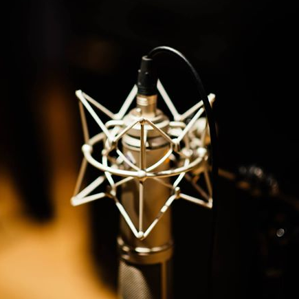 Neumann U87 microphone for voice over