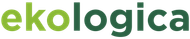 Logotipo de ekologica en verde.