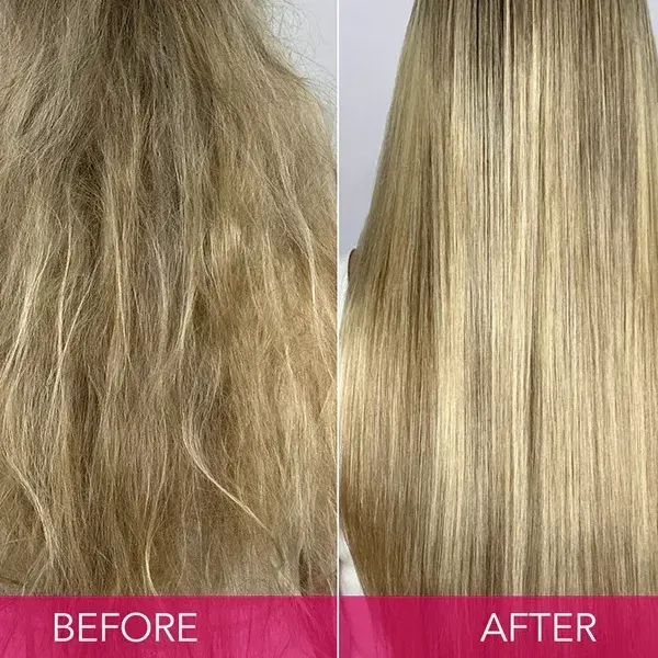 Woman's Hair A before and after picture of a woman 's hair.