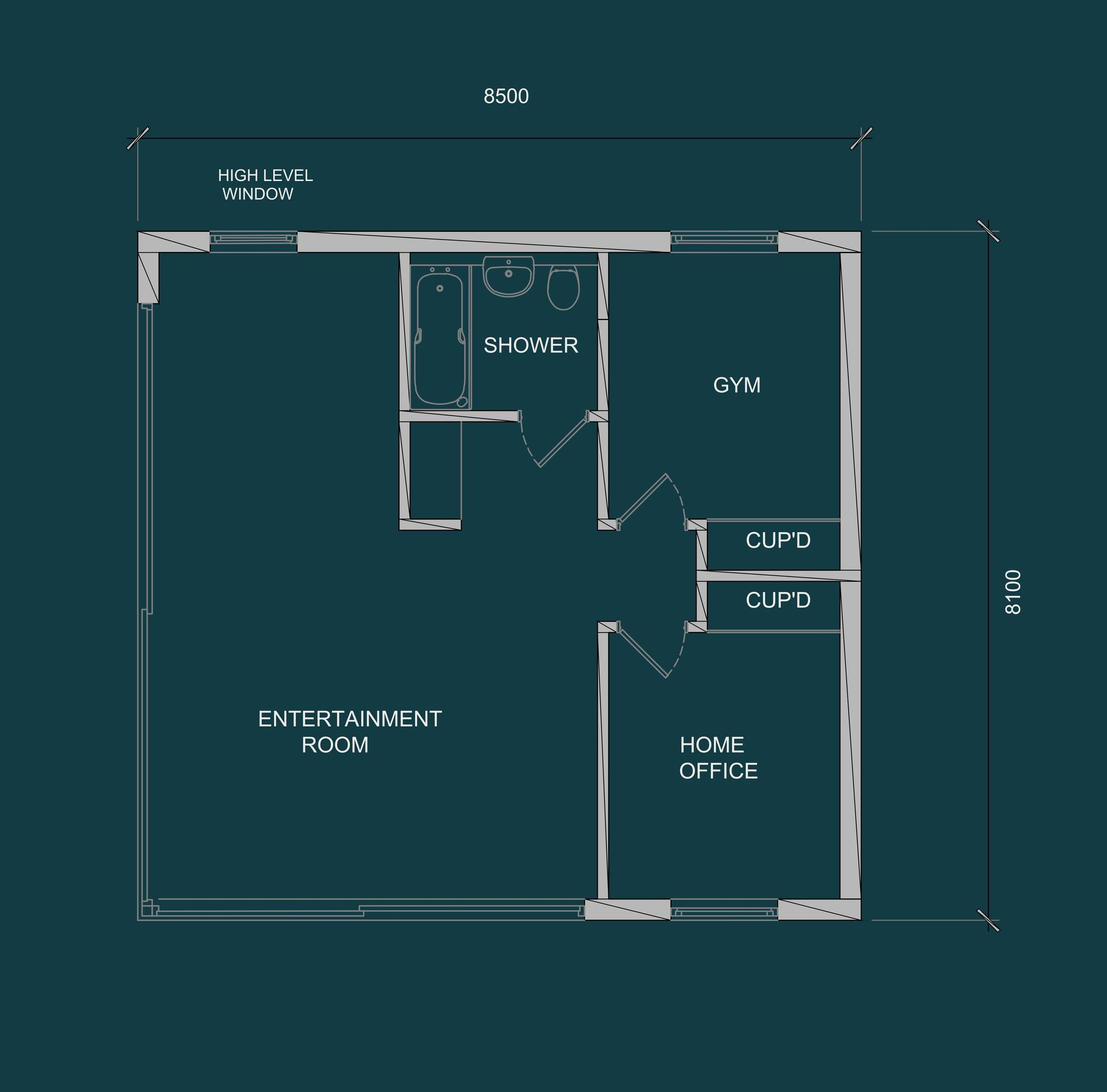 2 and a half story home with high specification. Private road. Luxury new build house. Surrey.
