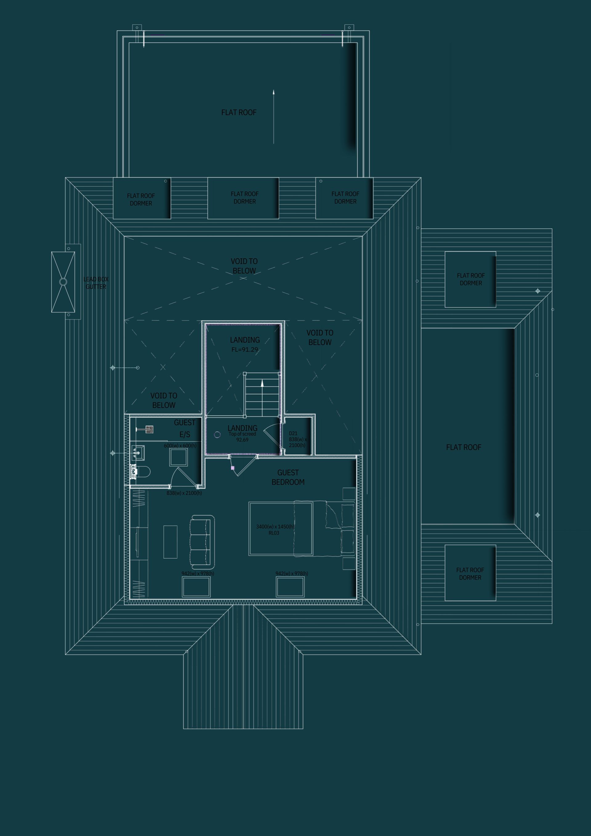 2 and a half story home with high specification. Private road. Luxury new build house. Surrey.
