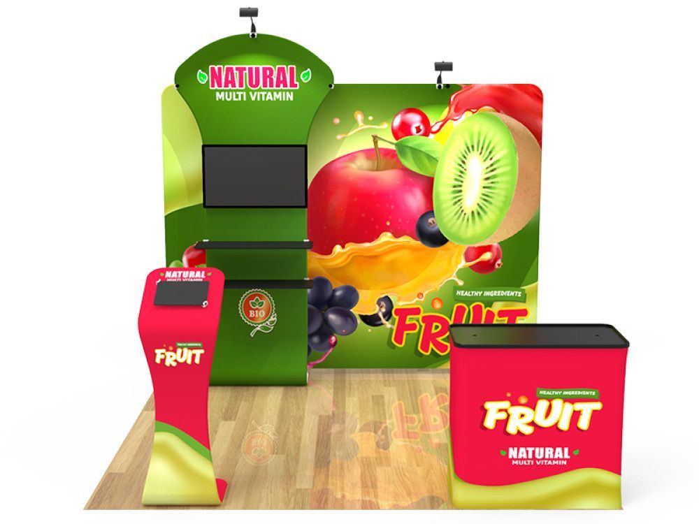 Striking trade show display solutions by Speedy Houston Print Shop for maximum booth impact.