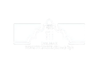 Logo with a mountain range and text: Dalmar Konwersje Bty.