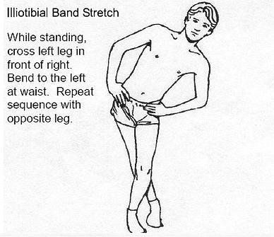 While standing cross left leg in front of right bend to the left at waist repeat sequence with opposite leg