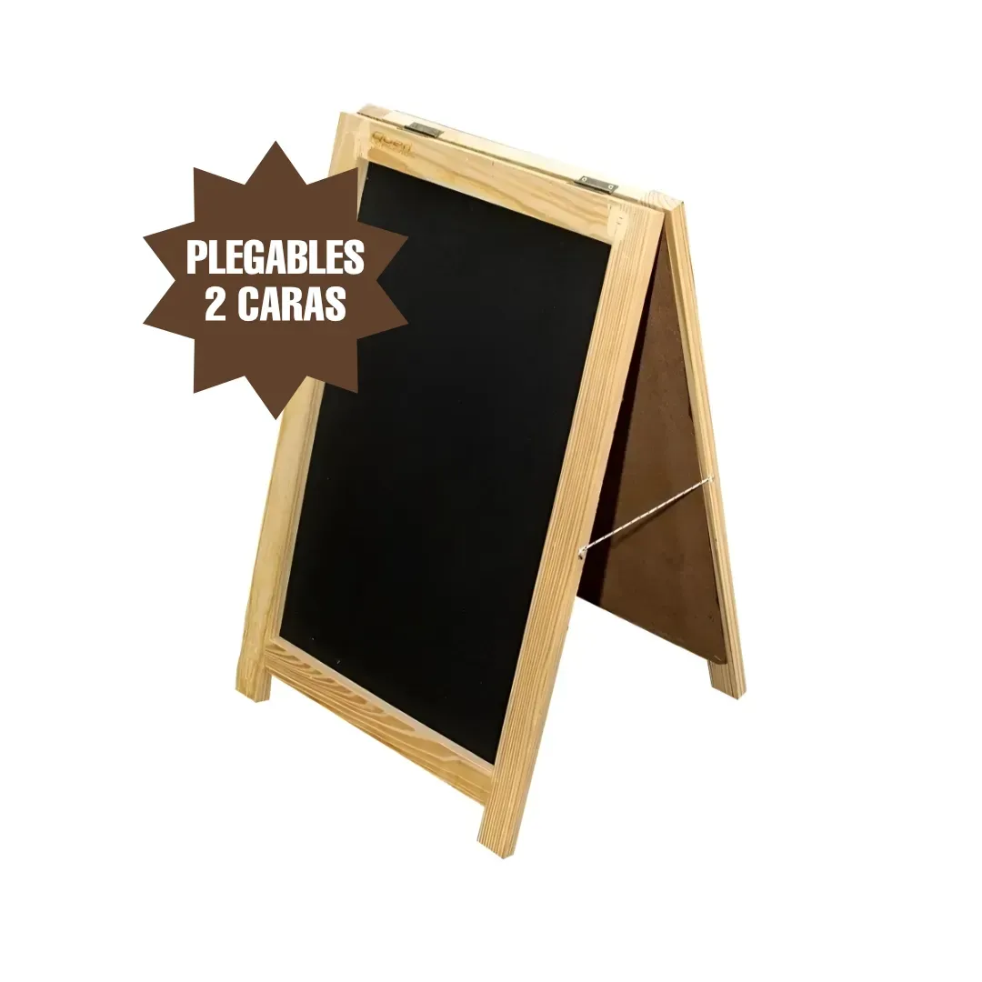 Cartel Doble Faz con Pizarra (Caballete)