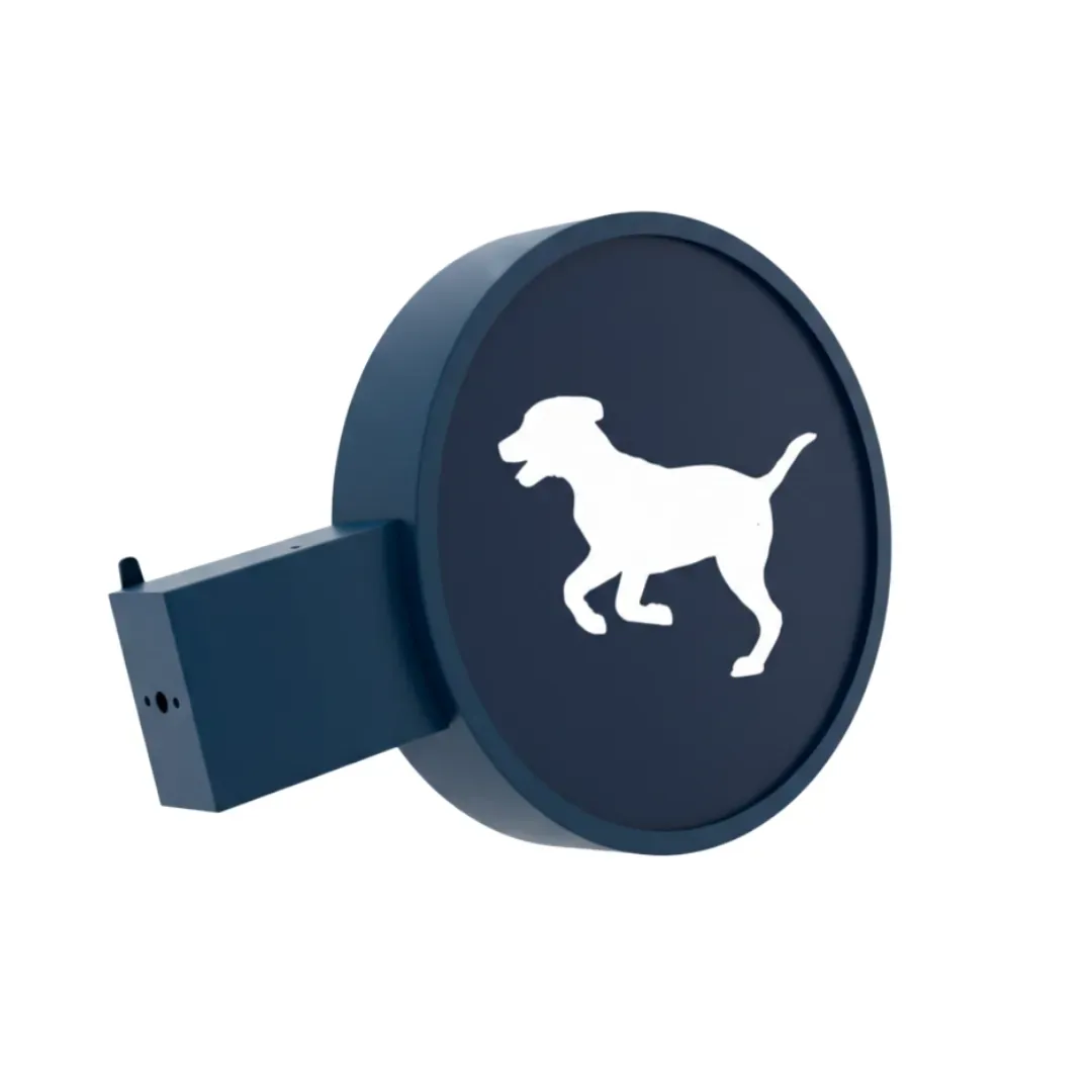 Cartel Saliente Circular 40cm (Sin Iluminación)